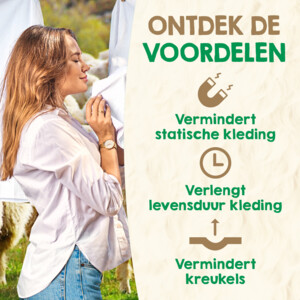 Mr. Green Mind Wasdrogerballen 100% Wol - 13.95 euro