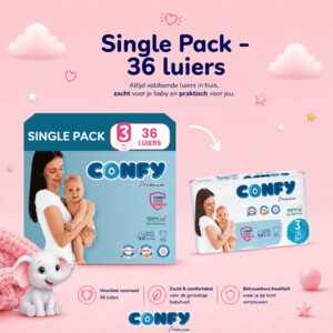 Confy Premium Luiers Maat 3 Midi 4-9kg - 7.2 euro