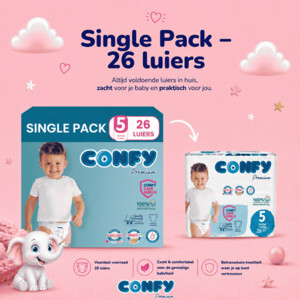 Confy Premium Luiers Maat 5 Junior 11-18kg - 7.02 euro