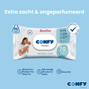 Confy Mega Pack Baby Billendoekjes Sensitive - 15.99 euro