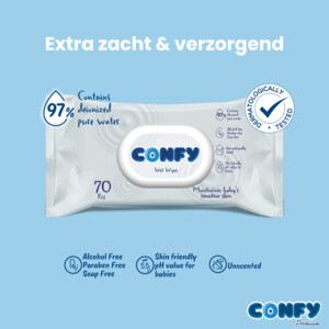 Confy Mega Pack Baby Billendoekjes Soft Care - 15.99 euro