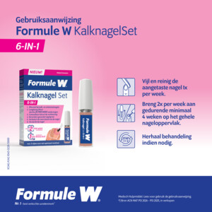 Formule W Kalknagel Set 6in1 - 29.99 euro