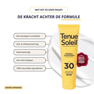 Tenue Soleil Minerale Zonnecrème SPF 30 - 11.75 euro