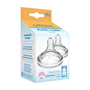 Dr. Browns Options+ Prematuurspeen Brede Halsfles Transparant - 8.59 euro