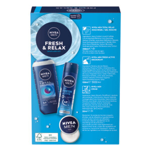NIVEA Men Geschenkset Fresh & Relax - 13.19 euro