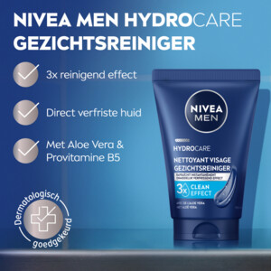NIVEA Men Hydrocare Gezichtsreiniger - 13.89 euro