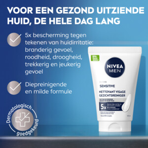 NIVEA Men Sensitive Gezichtsreiniger - 11.89 euro