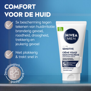 NIVEA Men Sensitive Moisturiser Gezichtscrème - 18.45 euro