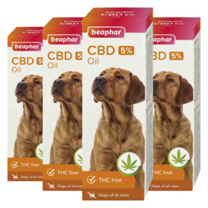 4x Beaphar Cbd-Olie Hond 5%