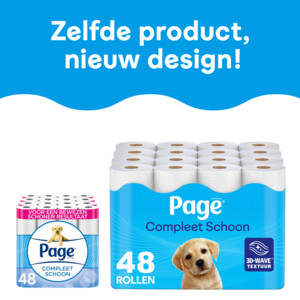 3x Page Toiletpapier Compleet Schoon 2-laags - 37.47 euro