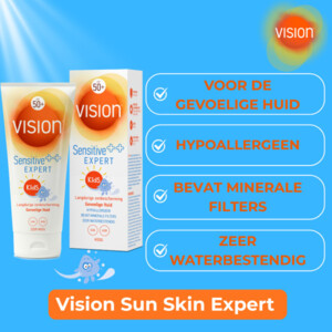 Vision Zonnebrand Kids Sensitive Lotion SPF 50+ - 34.59 euro