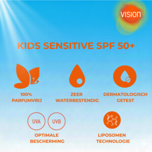 Vision Zonnebrand Kids Sensitive Lotion SPF 50+ - 34.59 euro