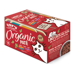 4x Lily's Kitchen Kattenvoer Nat Organic Paté Multipack 8x85 gr