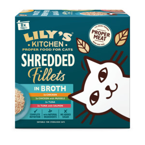 Lily's Kitchen Kattenvoer Nat Shredded Fillets Multipack