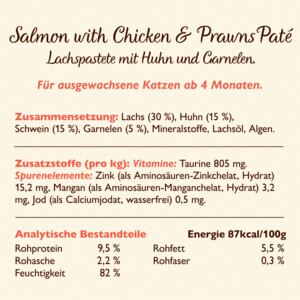 Lily's Kitchen Kattenvoer Nat Smooth Paté Zalm & Kip - 1.65 euro