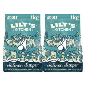 2x Lily's Kitchen Hondenvoer Droog Salmon Supper