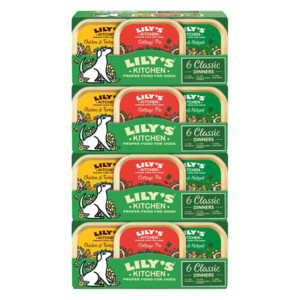 4x Lily's Kitchen Hondenvoer Nat Klassiek Menu Selectiebox