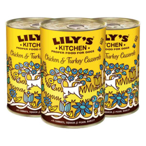 3x Lily's Kitchen Hondenvoer Nat Casserole Kip & Kalkoen