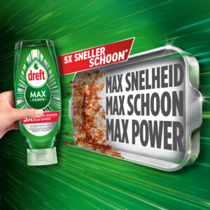 Dreft Max Power Afwasmiddel Granaatappel - 5.19 euro