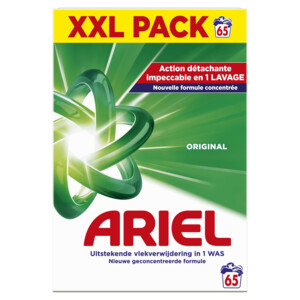 Ariel Waspoeder Original 65 Wasbeurten - 46.99 euro