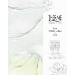 Therme Geschenkset Zen White Lotus Body Lotion/ Shower Satin - 13.29 euro