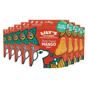 8x Lily's Kitchen Hondensnack Jerky Mango