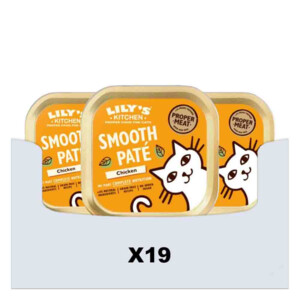 19x Lily's Kitchen Kattenvoer Nat Smooth Paté Kip