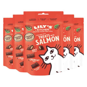 5x Lily's Kitchen Kattensnack Zalm