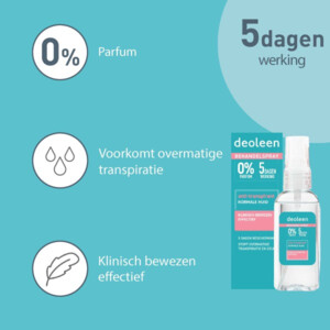 Deoleen Behandelspray Anti-transpirant - 14.49 euro
