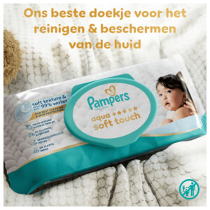 Pampers Billendoekjes Aqua Soft Touch - 39.18 euro