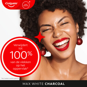 12x Colgate Tandpasta Max White Active Charcoal - 54.49 euro