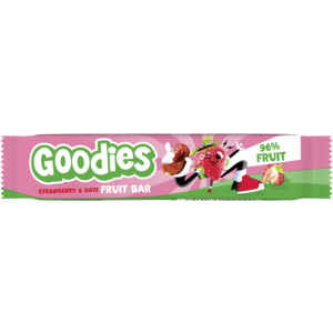 12x Goodies Snack Strawberry & Date Fruit Bars - 27.06 euro