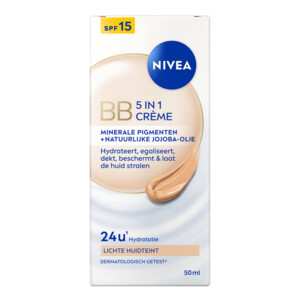 NIVEA BB Crème SPF15 5-In-1 Lichte Huidtint - 10.99 euro