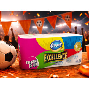 3x Ooops! Toiletpapier WK-editie Excellence 3-laags - 14.69 euro