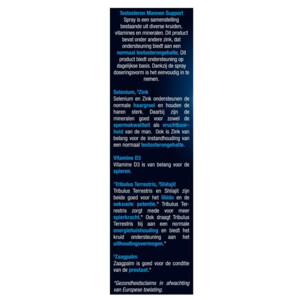 Lucovitaal Testosteron Mannen Support Spray - 15.99 euro