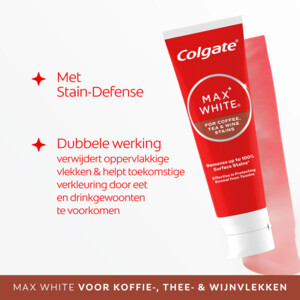 12x Colgate Tandpasta Max White For Coffee, Tea & Wine - 38.94 euro