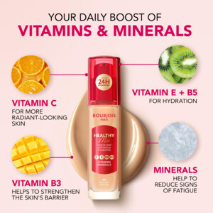 Bourjois Healthy Mix Anti-Fatigue Foundation 52.2W Golden Beige - 13.29 euro