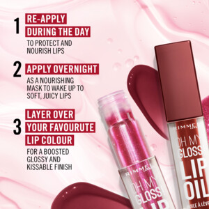 Rimmel Oh My Gloss Butter Me Up Lip Oil 002 Peachy Coral - 11.65 euro