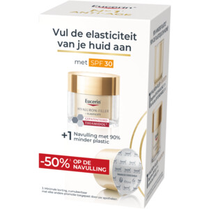 Eucerin Hyaluron-Filler + Elasticity Dagcreme + Navulling SPF 30 - 50.99 euro