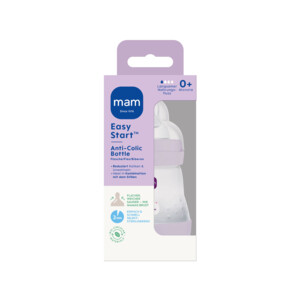 MAM Easy Start Anti-Colic Babyfles Lila 0+ mnd - 11.49 euro