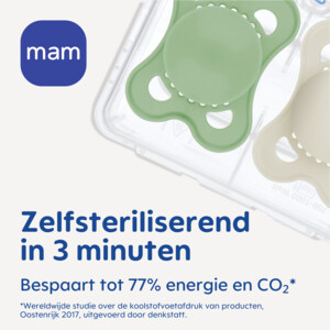 MAM Original Pure Silikon Fopspeen 0-6 mnd Beige - 10.15 euro