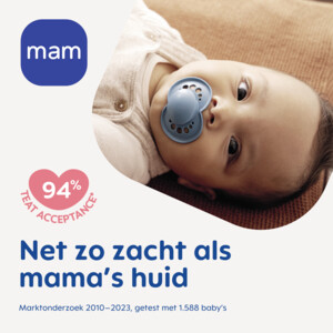 MAM Original Pure Silikon Fopspeen 6-16 mnd Roze - 10.49 euro