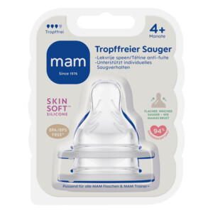 MAM Flesspeen Spill-Free 4+ mnd - 6.65 euro