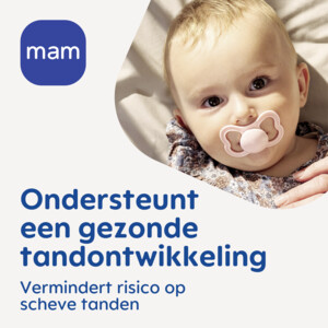 MAM Supreme Silikon Fopspeen 16+ mnd Blauw - 11.99 euro