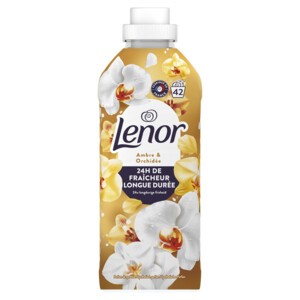 12x Lenor Wasverzachter Amber & Orchidee 42 Wasbeurten - 53.99 euro