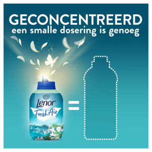 8x Lenor Wasverzachter Fresh Air Noorderlicht 50 Wasbeurten - 41.89 euro