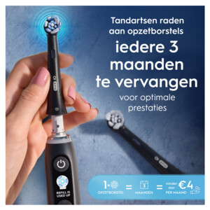 Oral-B Opzetborstels iO Ultimate Clean Zwart - 24.99 euro