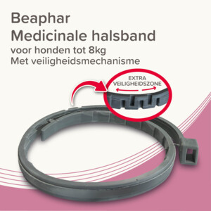 Beaphar Medicinale Halsband hond Tot 8 kg 