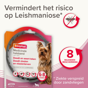 Beaphar Medicinale Halsband hond Tot 8 kg 