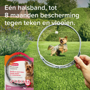 Beaphar Medicinale Halsband hond Tot 8 kg 